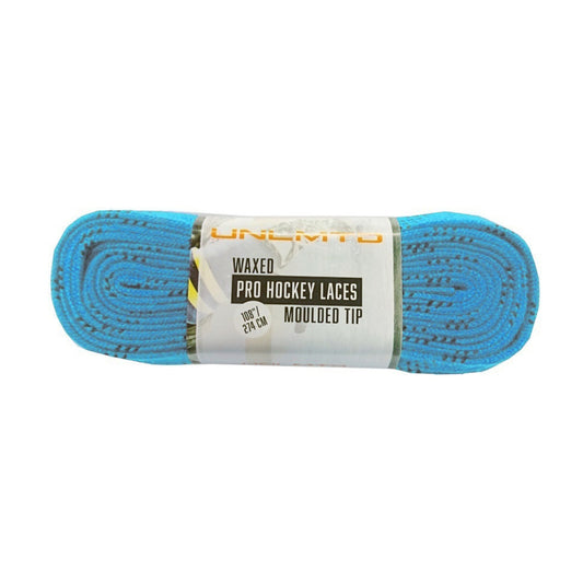 UNLMTD WAX PRO LACES TURQUOISE 20 pr per size/pck