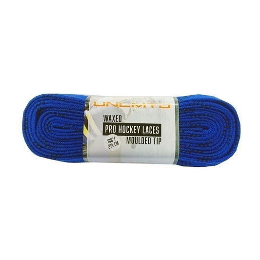 UNLMTD WAX PRO LACES NAVY 20 pr per size/pck